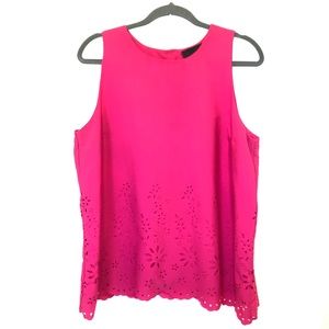 Cynthia Rowley Sleeveless Tank Top Pink Size Large